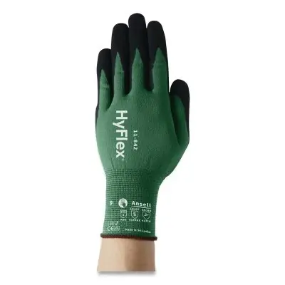 Hot Deal Ansell 11842120 11-842 Multi-Purpose Gloves 12 Green/Black