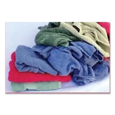 Sooner Wiping Rags 114-10 Wiping Rag Assorted Colors Terry Towel 10 lb/CT Exclusive Offer