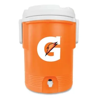 Gatorade 50425SM-23 Beverage Cooler 5 Gallon Orange White Includes Spigot Deal