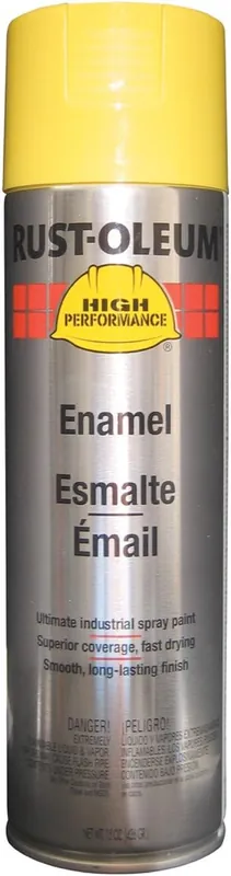 Rust-Oleum V2143838 Safety Yellow Gloss 15 Ounce Spray Enamel Next Day Delivery