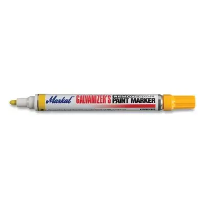 Order Now Markal 28786 Galvanizer's Removable Paint Marker Yellow Medium Tip Bullet