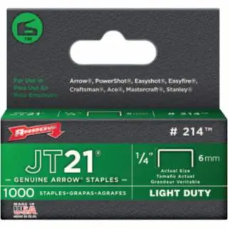 Cheap Arrow Fastener 214 JT21 Light Duty Staple 1/4 Inch 1,000 Staples