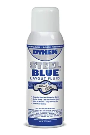 Dykem 80000 Layout Fluid Blue 16 oz Aerosol Can 12/PK Latest