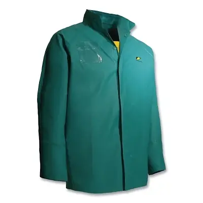 Onguard 7103200.2X Chemtex Jacket with Hood Snaps 2X-Large PVC Green Mega Sale