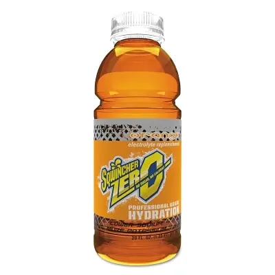 Sqwincher 159030801 ZERO Ready-To-Drink 20 oz Wide-Mouth Bottle Orange Today Only