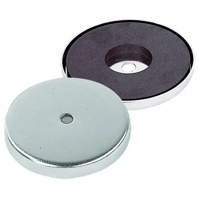 Magnet Source 7217 Ceramic Magnet Round Base 25 lb Load Capacity 2.03 inches diameter Free Returns