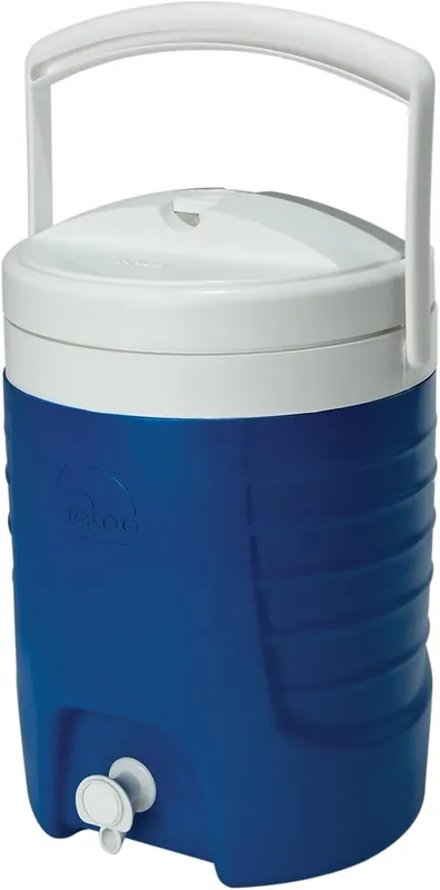 Igloo 41150 Sport Bev Cooler 2 Gallons Blue Save Now