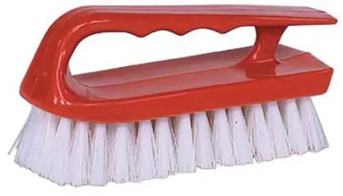Genuine Weiler 44395 Scrub Brush Finger Grip Handle White Polypropylene Fill 6 Pack of 12