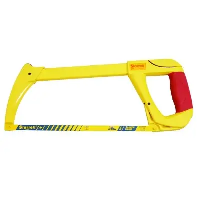 L.S. Starrett 67818 Heavy-Duty High-Tension Hacksaw Frame 12 Inch Professional Grade
