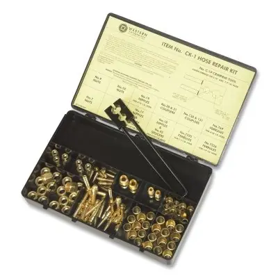 Western Enterprises CK-1 Hose Repair Kit 3/16 inch and 1/4 inch Hose ID Bargain