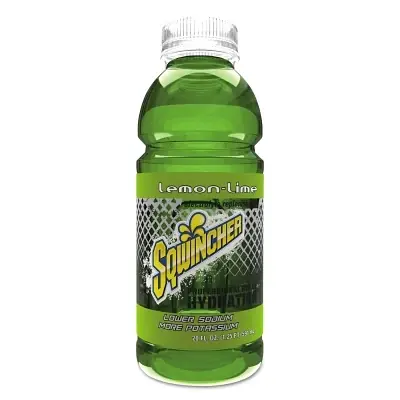 In Demand Sqwincher 159030538 Ready-To-Drink 20 Oz Wide-Mouth Bottle Lemon-Lime
