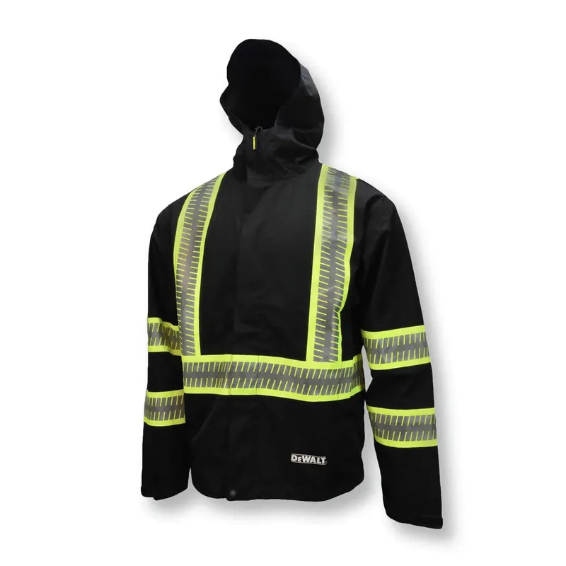 Next Day Delivery DEWALT DRW11 Waterproof Lightweight Packable Raincoat - Size 3X