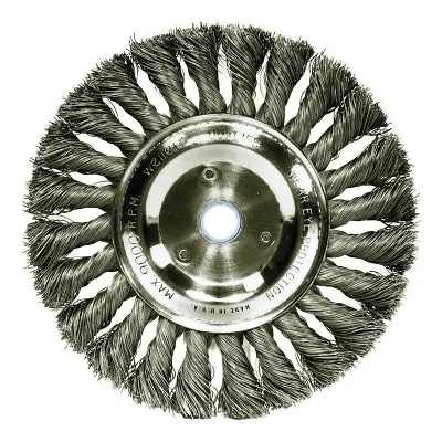 Weiler 8095 Standard Twist Knot Wire Wheel 9,000 RPM 6 Inch Diameter Big Sale