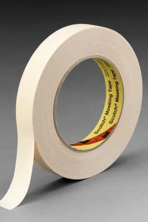 3M 7000001265 232 High Performance Adhesive Tape, 55 m L x 24 mm W, 6.3 mil THK Time-Limited