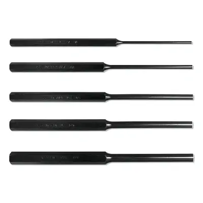 Final Sale Mayhew Tools 21502 Pin Punches Extra Long 8 Inch 1/4 Inch Tip Alloy Steel Full Finish