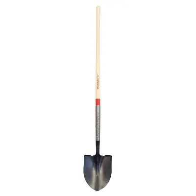 Razor-Back 45530 Round Point Digging Shovel 9.5 in W x 12 in L Blade 48 in L Hardwood Handle Hassle-Free Returns