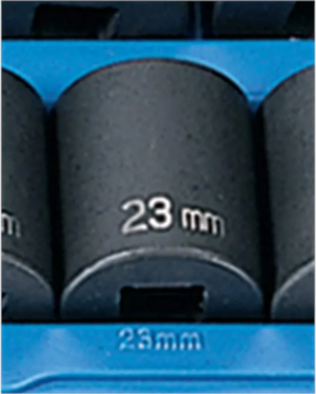 Best Choice Grey Pneumatic 2023M Socket 1/2 Drive x 23mm Standard (Metric)