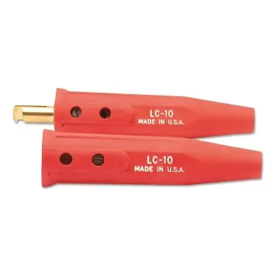 Lenco 5041 Cable Connector Single Oval-Point Screw Connection 4 to 1/0 Cable Cap Red Buy Direct
