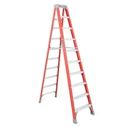 Secure Checkout Louisville Ladder FS1510 10-Foot Fiberglass Step Ladder Type IA 300-Pound Load Capacity