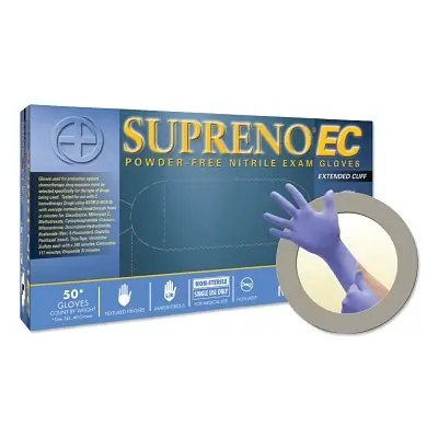 Price Drop Microflex SEC-375-XL Nitrile Disposable Gloves X-Large 50 Pack