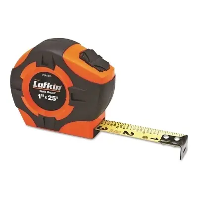 Crescent Lufkin PQR1425N Quickread Power Return Tape 25 ft x 1 in SAE Hi-Viz Orange Big Sale