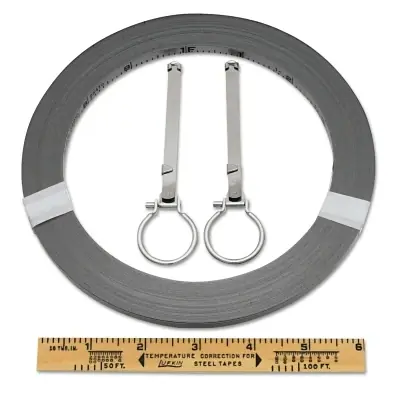 Crescent Lufkin C1278DN Peerless Surveying Tapes 1/4 in x 200 ft Inch/Engineers Chrome Open Reel Seasonal Sale