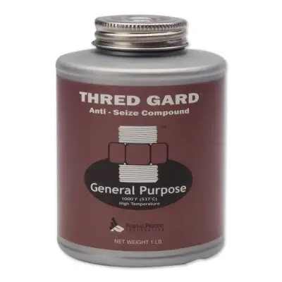 Thred Gard TG16 General Purpose Anti-Seize and Lubricating Compound 1 lb Brush Top Container Express Delivery