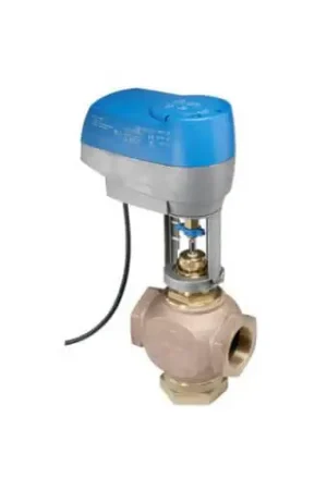 Weekend Sale Johnson Controls VG7251ET+3008E Brass Trim Globe Valve with Pneumatic Actuator