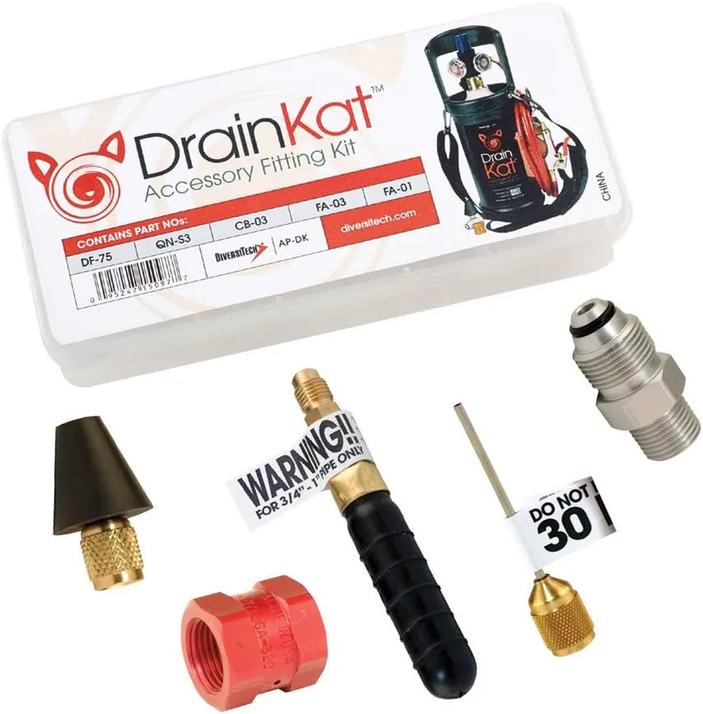 DIVERSITECH AP-DK Drain Kat Accessory Fitting Kit Modern 11 Inches 1 Pack Secure Checkout