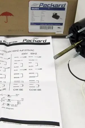 Next Day Delivery Packard 66505 Unit Heater Motor 1/10 HP 115/208-230V Replaces CCW175-43846