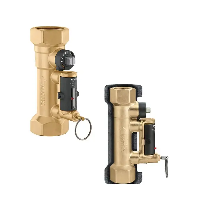 Certified Caleffi 132432A Manual Balancing Valve with Flowmeter 1/2 NPT 1/2 to 1.75 GPM