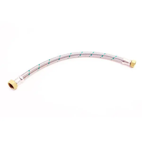 Today Only ENVIRO-TEC PC-00-0283 Braid Flex Hose 1/2 inch x 3/4 inch 18 inch Length