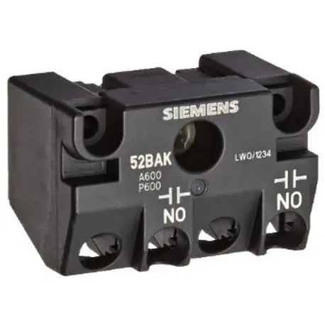 Siemens 52BAK Contact Block 7200 Volts Budget