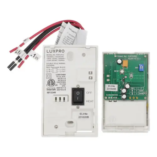 Lux PSPLV512-005 Programmable Line Voltage Thermostat 120/240V Buy Direct