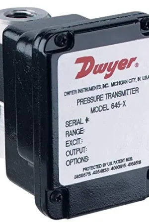 Price Drop Dwyer 645-5 Differential Pressure Transmitter for HVAC Control