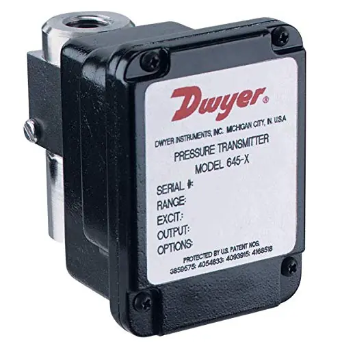 Price Drop Dwyer 645-5 Differential Pressure Transmitter for HVAC Control