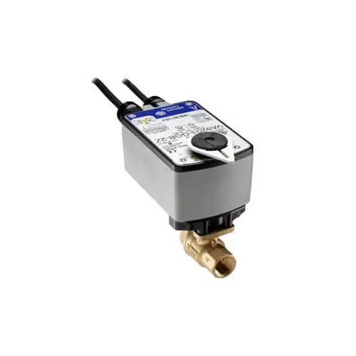 Popular Johnson Controls VG1241AF+923GGB Two-Way Brass Trim NPT Ball Valve VA9203-GGB-2Z Electric Actuator