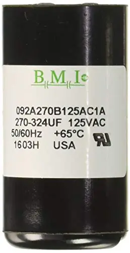 Best Choice DIVERSITECH 270-324 Motor Start Capacitor 110/125 VAC 270-324µF