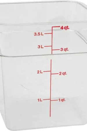 CONTAINER SQ CLEAR 4QT for Cambro 4SFSCW Buy Online