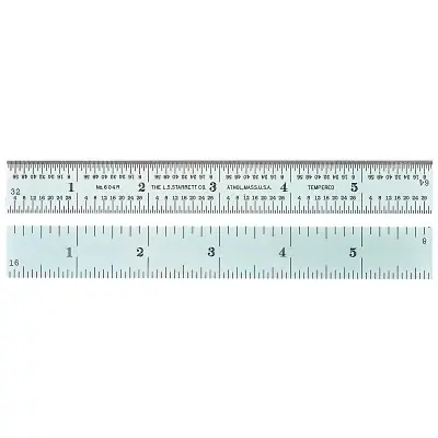 Trending L.S. Starrett 52678 Spring Tempered Rule 6 inches