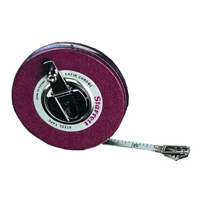 Reduced Price L.S. Starrett 65949 530 Series Steel Long-Line Measuring Tape 50 ft Red