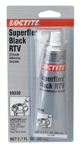 Get Yours Loctite 193996 Superflex RTV Silicone Adhesive Sealant 80 mL Tube Black