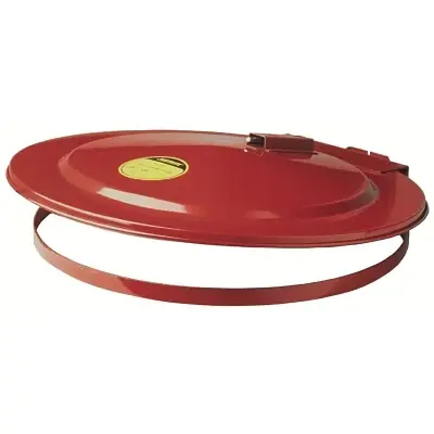 Justrite 26750 Self-Close Drum Cover W/ Fusible Link for 55 Gallon Drums Next Day Delivery