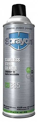 Sale Sprayon SC0885000 CD885 Stainless Steel Cleaner 17 oz Aerosol Can Lemon Scent