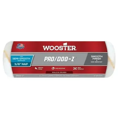 Wooster 0RR6420090 Pro/Doo-Z Roller Covers 9 Inches 3/8 Inches Nap Length Trending