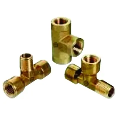 High Quality Western Enterprises BST-4LP Pipe Thread Tees Connector 1,000 PSIG 1/4 in NPT (Street)