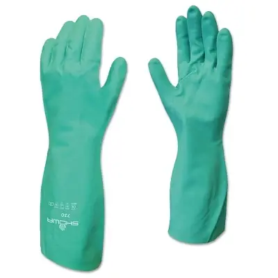 Bargain SHOWA 73007 Chemical-Resistant Nitrile Coated Gloves Power Size 7/Small Replacement MPN