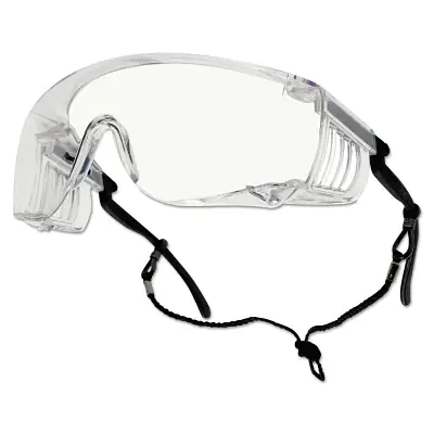 Bolle Safety 40054 Safety Glasses Clear Lens Black Frame One Day Deal