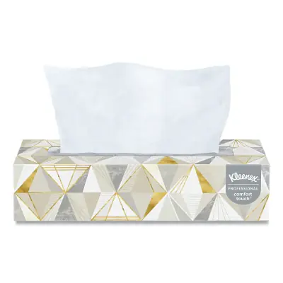 Limited Offer Kimberly-Clark 21606 Professional Facial Tissue 2 Ply Flat Box 48BX 125 Sheets
