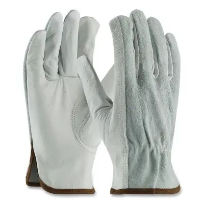 Low Price PIP 993KS West Chester Drivers Gloves Gray/Tan Small Unlined